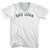 San Juan Adult Cotton V-neck T-shirt - White