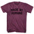 Made By Humans Adult Tri-Blend T-shirt - Athletic Cranberry