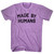 Made By Humans Adult Tri-Blend T-shirt - Athletic Purple