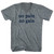 No Pain No Gain Rage Font Adult Tri-Blend V-neck T-shirt - Athletic Grey