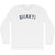 Bhakti Adult Cotton Long Sleeve T-shirt - White