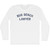 Bus Bench Lawyer Adult Cotton Long Sleeve T-shirt - White