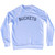 Buckets Adult Tri-Blend Sweatshirt - White