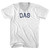 Das Adult Cotton V-neck T-shirt - White