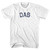 Das Adult Cotton T-shirt - White
