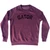 Gator Adult Tri-Blend Sweatshirt - Cranberry