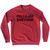 Fallujah Survivor Adult Tri-Blend Sweatshirt - Red Heather
