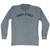 Front 9 only Adult Tri-Blend Long Sleeve T-shirt - Athletic Grey