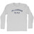 I'm Learning To Fly Adult Cotton Long Sleeve T-shirt - Grey Heather