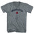 Undefeated Sperm Race Tri-Blend V-neck Womens Junior Cut T-shirt - Athletic Grey