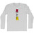 Red Card Soccer Adult Cotton Long Sleeve T-shirt - Grey Heather