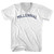 Millennial Adult Cotton V-neck T-shirt - White
