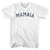 Mamaia Womens Cotton Junior Cut T-Shirt - White
