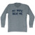 My Wife Beat Me Adult Tri-Blend Long Sleeve T-shirt - Athletic Grey