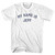 My Name Is Jeff Adult Cotton T-shirt - White