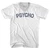Psycho Adult Cotton V-neck T-shirt - White