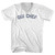 Oui Chef Adult Cotton V-neck T-shirt - White