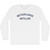 Netherlands Antilles Adult Cotton Long Sleeve T-shirt - White