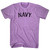 Navy Adult Tri-Blend T-shirt - Athletic Purple