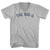The Big O Adult Cotton V-neck T-shirt - Grey Heather
