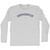 Vermicaster Adult Cotton Long Sleeve T-shirt - Grey Heather