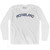 McFARLAND Adult Cotton Long Sleeve T-shirt - White