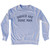 Dishes Are Done Man Adult Tri-Blend Sweatshirt - Grey Heather