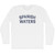 Spanish Waters Adult Cotton Long Sleeve T-shirt - White