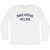 Swearing Helps Adult Cotton Long Sleeve T-shirt - White