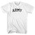 Army (Black Ink) Adult Cotton T-shirt - White