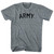 Army (Black Ink) Womens Tri-Blend Junior Cut T-Shirt - Athletic Grey