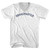 Grandmaster Adult Cotton V-neck T-shirt - White