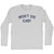 Won't Die Easy Adult Cotton Long Sleeve T-shirt - Grey Heather