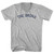 The Bronx Adult Cotton V-neck T-shirt - Grey Heather
