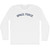 Space Force Adult Cotton Long Sleeve T-shirt - White