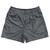 Pinstripes Rugby Shorts Made In USA - Grey Dark and Black
