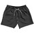 Pinstripes 5" Swim Shorts Made in USA - Black and White