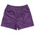 Pinstripes Rugby Shorts Made In USA - Purple Lakers and White