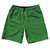 Pinstripes 10" Swim Shorts Made in USA - Green Kelly and White