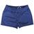 Pinstripes Shorty Short Gym Shorts 2.5" Inseam Made In USA - Blue Royal and White Pinstripes Shorty Short Gym Shorts 2.5" Inseam Made In USA - Blue Royal and White
