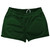Pinstripes Shorty Short Gym Shorts 2.5" Inseam Made In USA - Green Hunter and Black