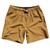 Pinstripes Swim Shorts 7" Made in USA - Orange Burnt and White