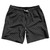 Pinstripes Swim Shorts 7" Made in USA - Black and Grey Medium