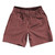 Pinstripes Soccer Shorts Made In USA - Red Maroon and White