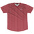 Pinstripes Soccer Jersey Made In USA - Red Cardinal and White