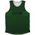 Pinstripes Custom Finish Line Athletic Tank Top - Green Hunter and Black