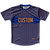 Pinstripes Custom Finish Line Running Shirt Track Cross Made In USA - Blue Royal and Tennessee Orange