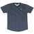 Pinstripes Soccer Jersey Made In USA - Blue Navy and White