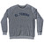 El Tesoro Adult Tri-Blend Sweatshirt - Athletic Grey