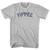 Yippee Adult Cotton T-shirt - Grey Heather